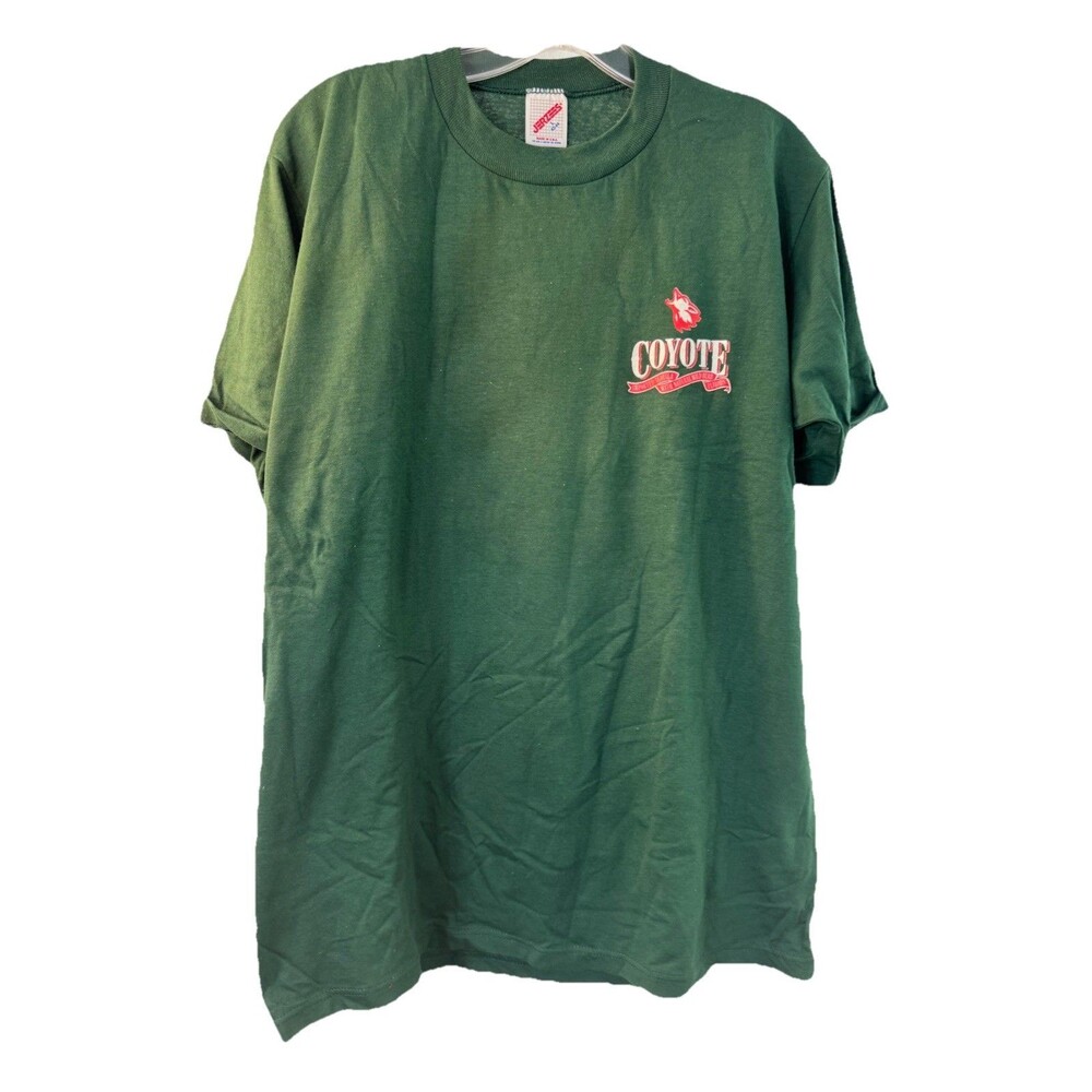 Coyote Imported Tequila Howl For A Full Moon Single Stitch Jerzees Large Vintage